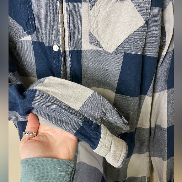 Mens Blue Flannel - Picture 3 of 4